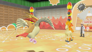 Cinnabar Gym Battle Environment LGPE.png