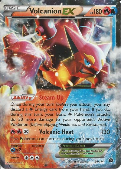 Volcanion-EX (Steam Siege 26) - Bulbapedia, the community-driven ...