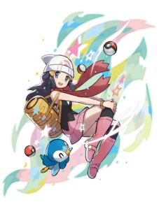 Pokémon Masters EX on X: The Dawn Seasonal Scout is now live! 5☆ Dawn  (Palentine's 2021) & Alcremie debut in this seasonal sync pair scout!  They're a tech sync pair that can