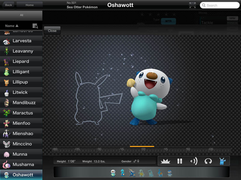 File:Pokédex for iOS Oshawott animation iPad.jpg
