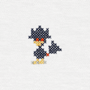 "The Murkrow embroidery from the Pokémon Shirts clothing line."