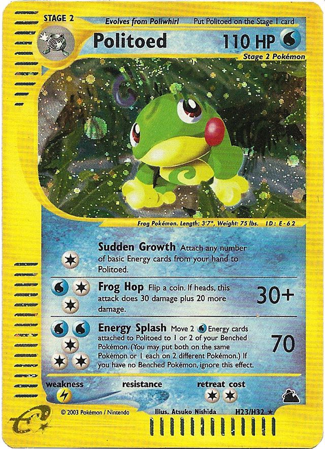 Politoed (Skyridge H23) - Bulbapedia, the community-driven