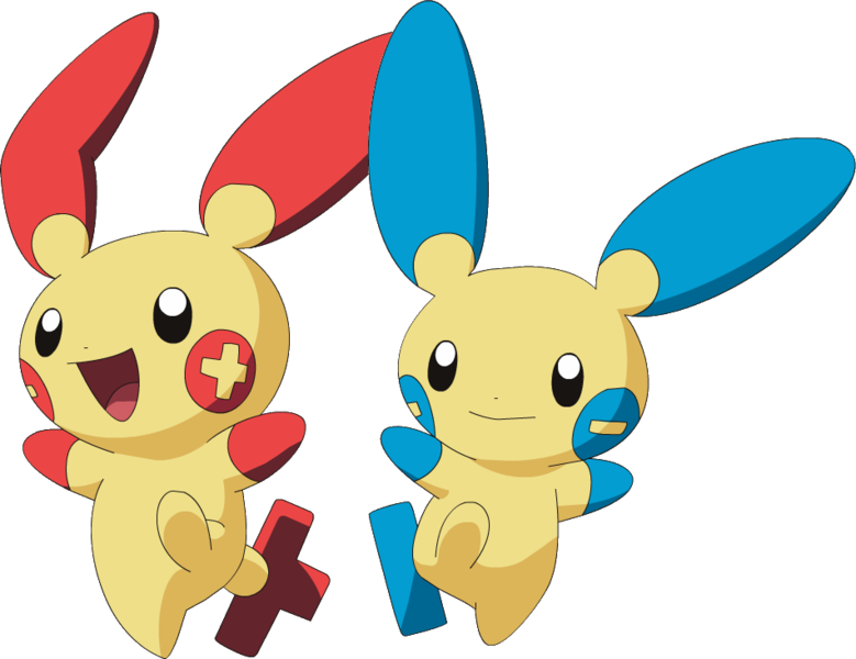 File:311Plusle and 312Minun anime.png