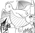 Dragonite in Pocket Monsters HGSS Jō's Big Adventure