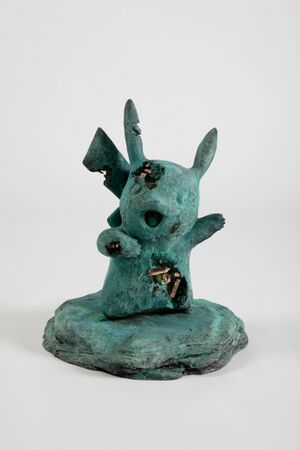 Daniel Arsham Pokémon Bronze Crystallized Pikachu (Small).jpg