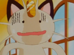 Duplica's Ditto transformed into Team Rocket's Meowth