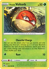 Pokemon - Hisuian Voltorb GG01/GG70 - Crown Zenith - Galarian Gallery -  Holo Rare Card