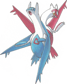 Latios, latias, swampert, Salamence, johto, Pokémon Adventures, bulbapedia,  Pokémon Omega Ruby and Alpha Sapphire, pokémon Company, whales Dolphins And  Porpoises