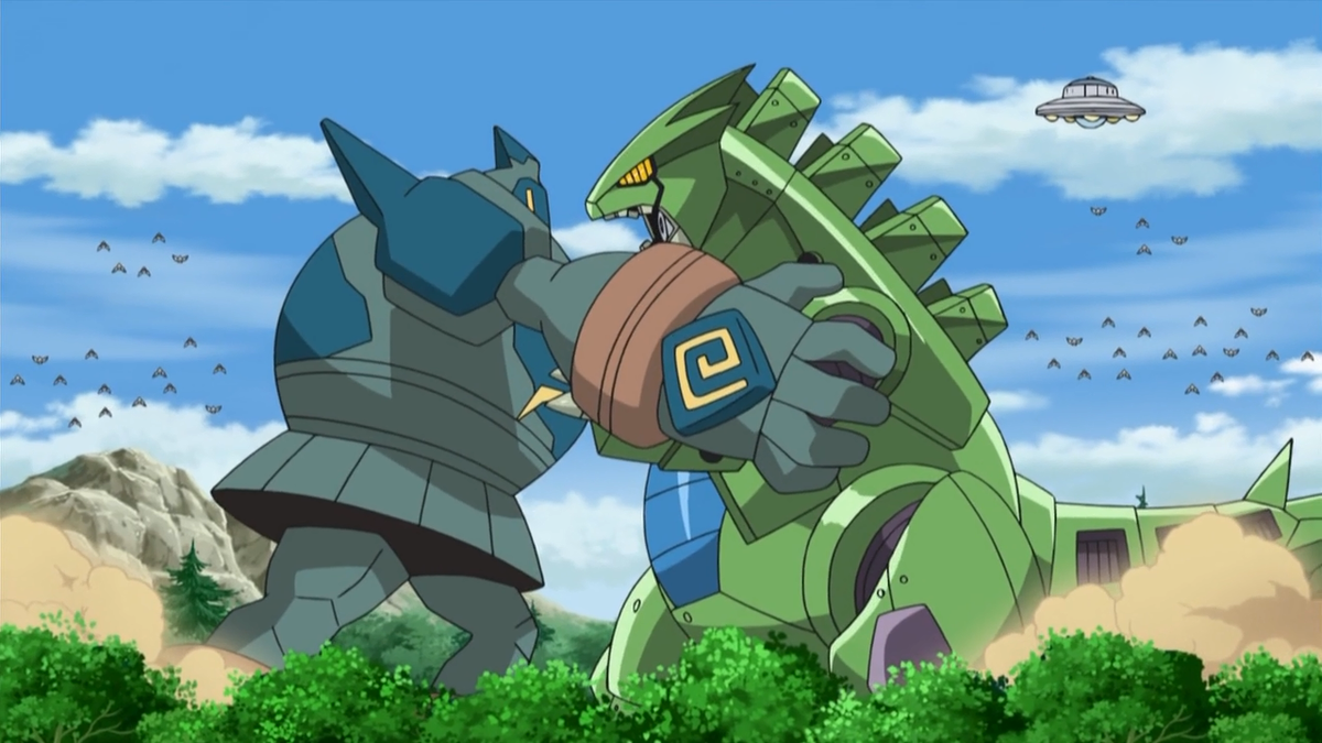 Pokemon mecha tyranitar