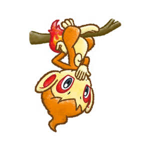 GO sticker BDSP Chimchar.png