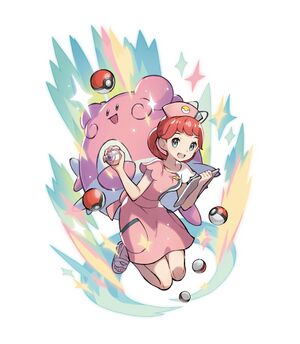 Pokémon Center lady and Blissey.jpg