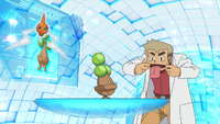 Professor Oak Holo Caster XY064.png