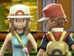 With Leaf in an early trailer for Pokémon Battle Revolution