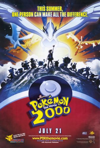 Theatrical poster for the second Pokemon movie