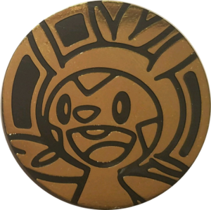 FCOBL Gold Chespin Coin.png