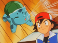 Ash's Bulbasaur using Whirlwind