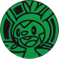 KSS Green Chespin Coin.png