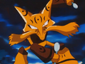 Giant Alakazam, the prisoner of the unearthly urn, referred to as "Alacolossal" by Misty.