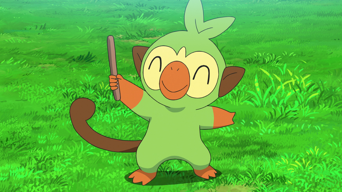 Grookey anime