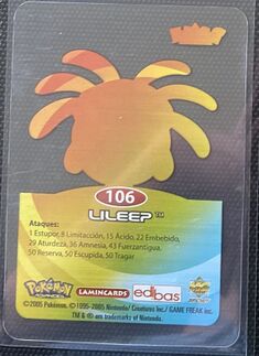 Pokémon Rainbow Lamincards Advanced - back 106.jpg