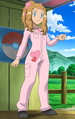 Serena's Rhyhorn racing suit