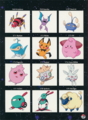 Several Generation 2 Pokémon art