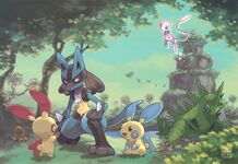 Pokémon Gallery Collection - Mew's Presence.jpg