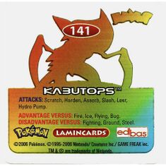 Pokémon Square Lamincards - back 141.jpg