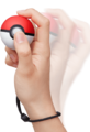 Poké Ball Plus being held