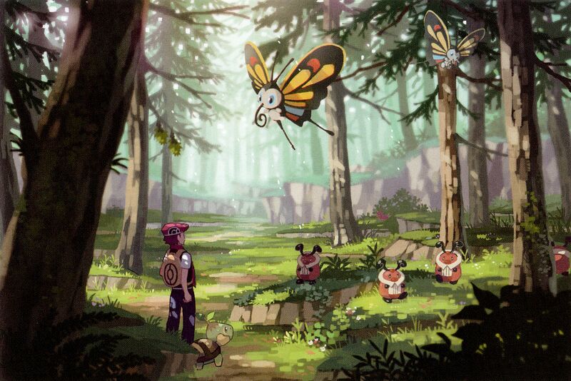 File:Eterna Forest BDSP Concept Art.jpg