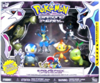 Diamond & Pearl 6 Figure Pack with Turtwig, Chimchar, Piplup, Geodude, Lucario & Weavile figures
