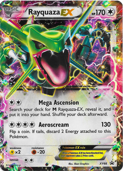 Rayquaza-EX (XY Promo 66) - Bulbapedia, the community-driven Pokémon ...