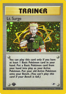Lt. Surge (Gym Heroes 17) - Bulbapedia, the community-driven Pokémon ...