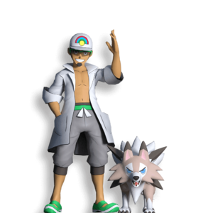 Masters Dream Team Maker Kukui and Lycanroc.png