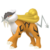 Raikou, Shiny pokemon Wiki