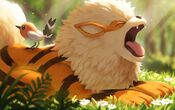 Winning Arcanine submitted to the Pokémon Trading Card Game Illustration Contest 2022
