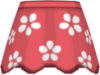 SM Flower-Print Flared Skirt Red f.png