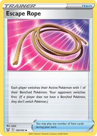 Pokemon - Escape Rope (120) - Black and White Plasma Storm