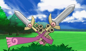 XY Prerelease Doublade unsheathed.png