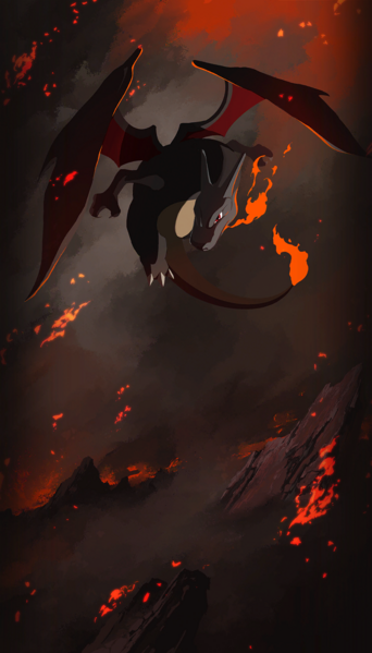 File:TCGP Backdrop Shiny Charizard.png