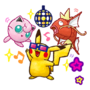 Pikachu, Jigglypuff & Magikarp