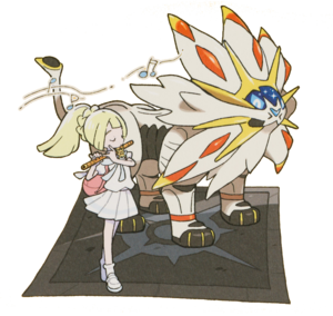 Lillie and Lunala/Solgaleo