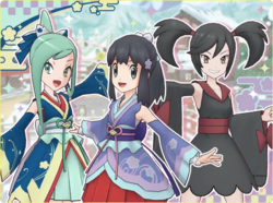 Lisia (New Year's 2023) & Rapidash and Dawn (New Year's 2023) & Oricorio  Dazzle in Pokémon Masters EX