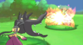 Mega Mawile using an unknown attack