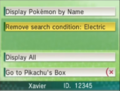 Display and Search Settings