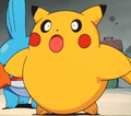 Cacnea imitation from Gotta Dance! (Pikachu inflates his body to become round)