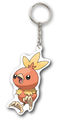 The Torchic keyring that can be received for pre-ordering from ShopTo