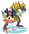 Iris and Haxorus