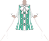 SM Striped Ruffled Blouse Green f.png
