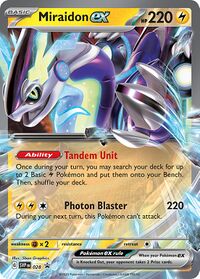 NEW Pokemon Cards English Version Holographic Miraidon EX Arceus